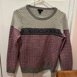 Barely worn beaded holiday sweater